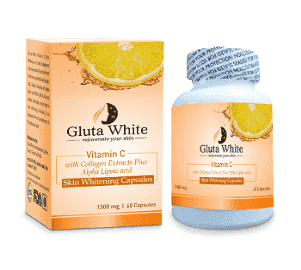 gluta white vitamin c with collagen