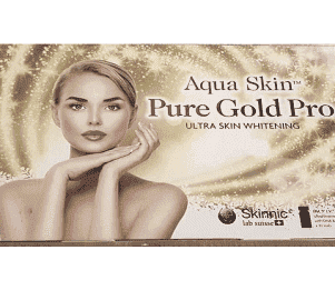 Aqua skin pure gold pro ultra skin whitening injection