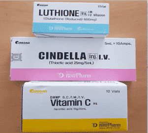 cindella luthione vitamin c 600mg skin whitening