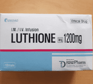 Luthione Glutathione Reduced 1200mg 10 Sessions Injection