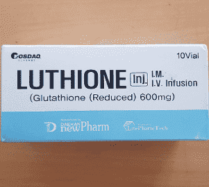 Luthione Glutathione Reduced 600mg 10 Sessions Injection