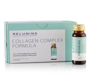 relumins collagen complex formula skin whitening and anti aging drink apple flavor