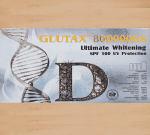 glutax 800000gs ultimate whitening spf 100 uv protection 10 sessions injection