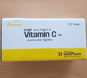 dae vitamin c ascrobic acid 10g 20ml 10 sessions injection