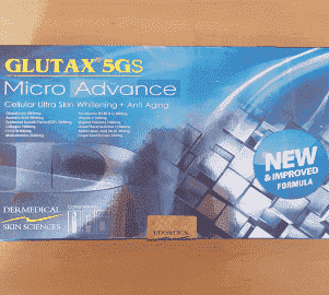 glutax 5gs micro advance glutathione 12 sessions injection