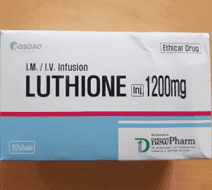 luthione glutathione reduced 1200mg 10 sessions injection