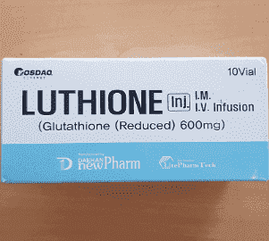 luthione glutathione reduced 600mg 10 sessions injection