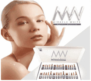 miracle white 18000 mg skin whitening injection