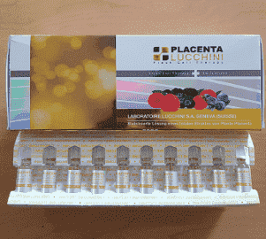 placenta lucchini  fresh cell therapy injection