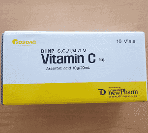 DAE Vitamin C Ascrobic Acid 10g 20ml 10 Sessions Injection