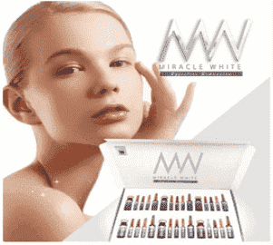 miracle white 18000 mg skin whitening injection 6 sessions