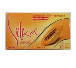 silka papaya skin whitening soap 135gm