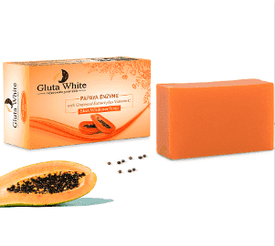 gluta white advanced herbal papaya soap