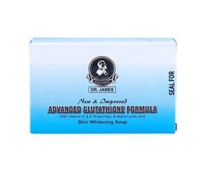 dr james advanced glutathione skin whitening soap