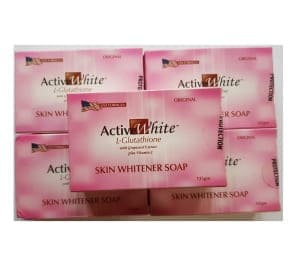 active white l glutathione skin whitener soap