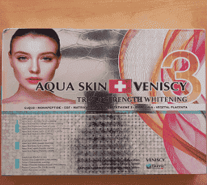 aqua skin veniscy triple strength glutathione skin whitening 10 sessions injection